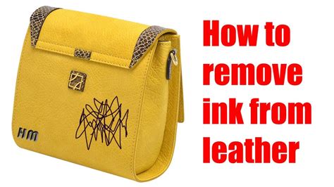 how to get pen off fake leather bag|ink remover for leather sofa.